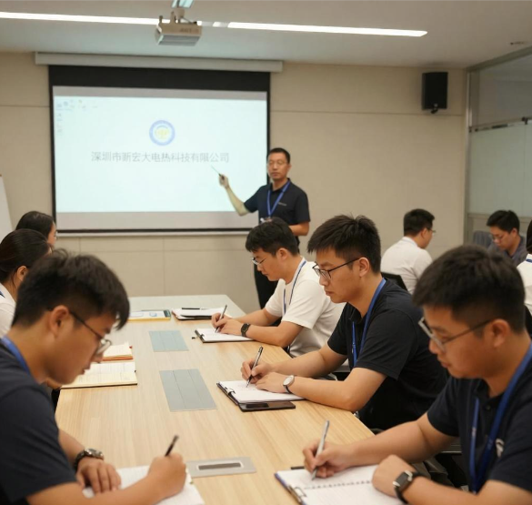 ​성장을 위해 단결하고 함께 새로운 여정을 구축하십시오 - Shenzhen Xinhongda Electric Heating Technology Co., Ltd.의 신입 사원 교육이 성공적으로 종료되었습니다